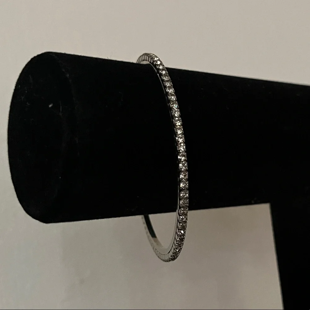Vintage Rhinestone Bangle - Picture 6 of 12
